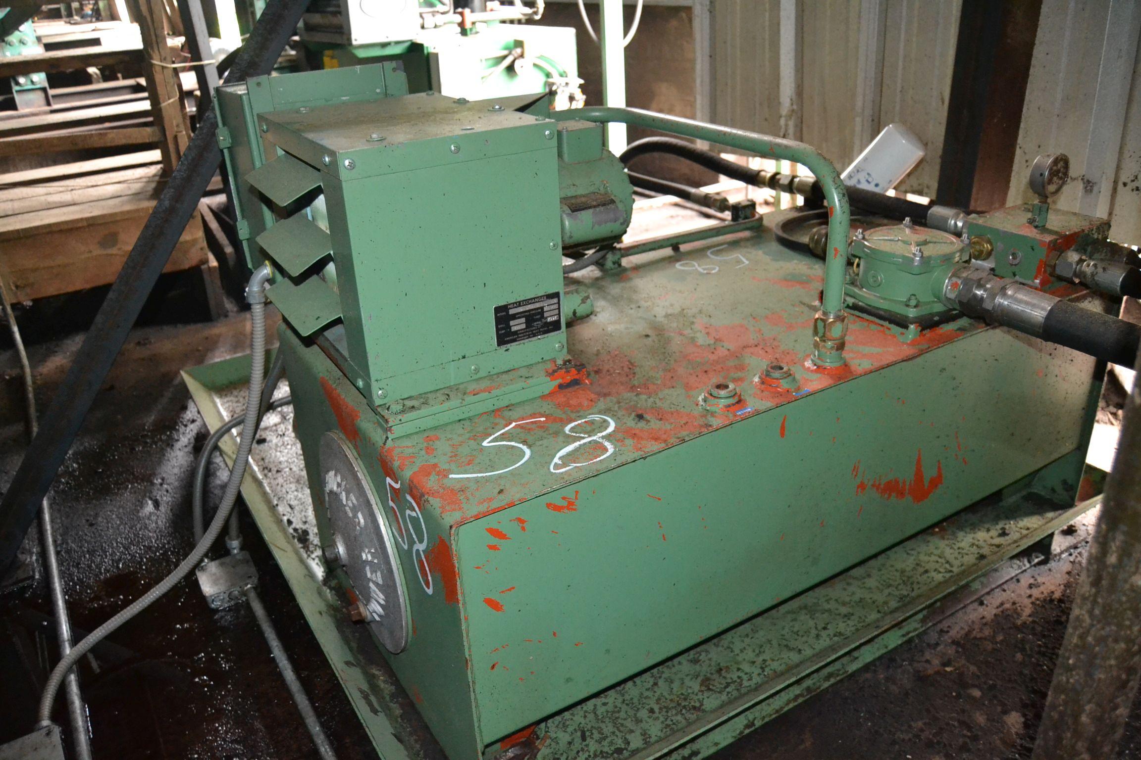 CORLEY 48" LEFT HAND LP 3 HEAD BLOCK CARRIAGE W/ ON BOARD TURNERS W/ SCANNER SYSTEM W/ 20HP HYDRUALI