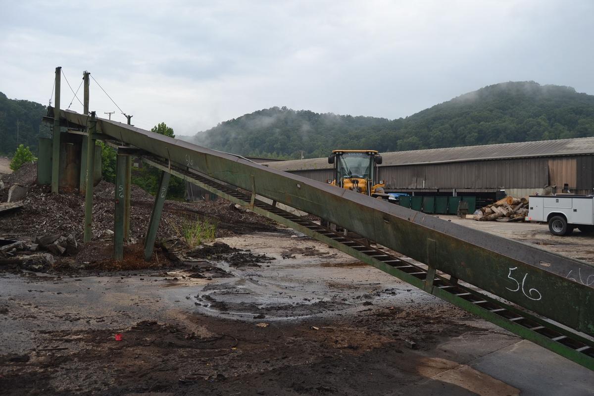 130' INCLINE ALL STEEL WASTE CONVEYOR