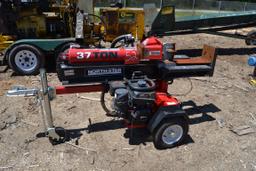 NORTH STAR 37 TON PORTABLE FIREWOOD SPLITTER W/ KOHLER GAS ENGINE