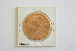1908 $20 Saint-Gaudens Double Eagle Gold Coin