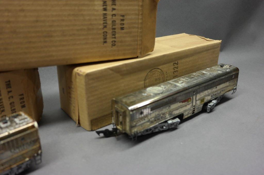 AC Gilbert  American Flyer Gold santa Fe w/ Boxes