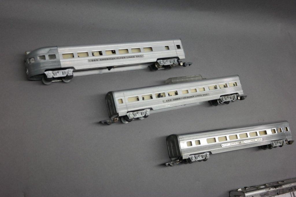 American Flyer Silver Streak, 661, 662 & 663 Train