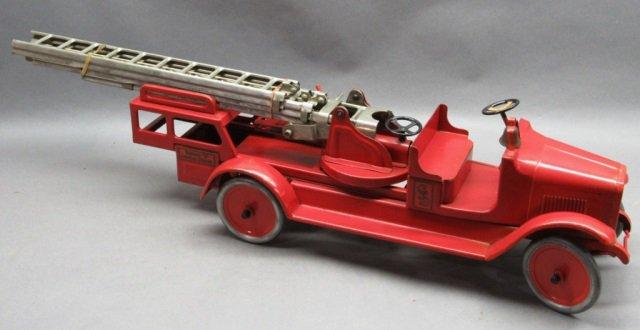 Buddy L CFD Aerial Ladder Truck-Headlight Original