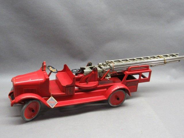 Buddy L CFD Aerial Ladder Truck-Headlight Original