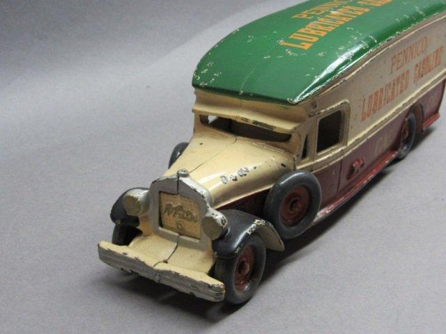 1929 Arcade cast Iron Pennico Gas & Oil White Van