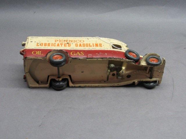 1929 Arcade cast Iron Pennico Gas & Oil White Van