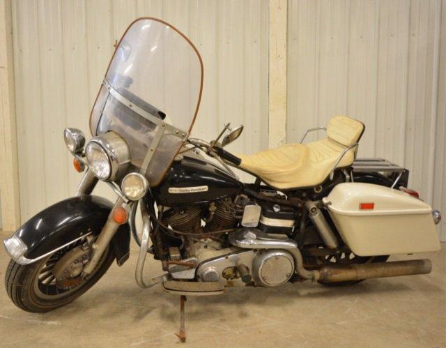 1975 Harley Davidson FLH 1200 Motorcycle Barn Find