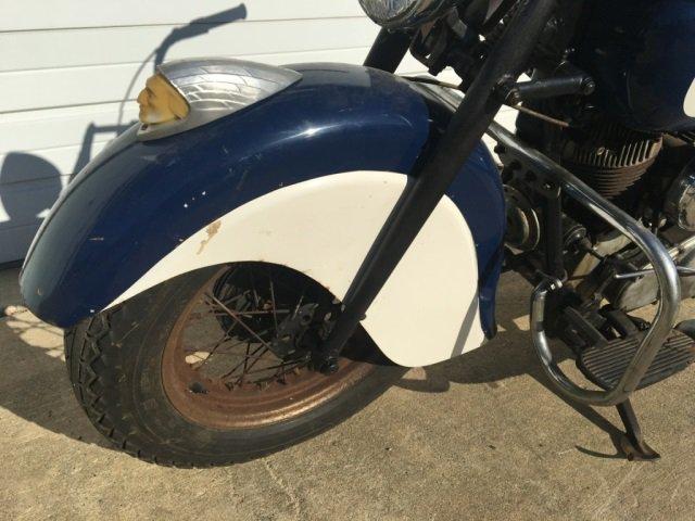 1948 Indian Chief Motorcycle - Barn Find!