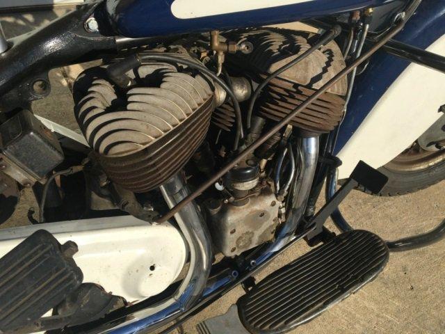 1948 Indian Chief Motorcycle - Barn Find!