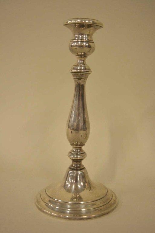 Pair Of Gorham Weighted Sterling Candlesticks