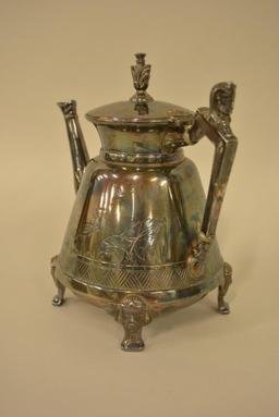 Antique Simpson Hall Miller Footed Teapot