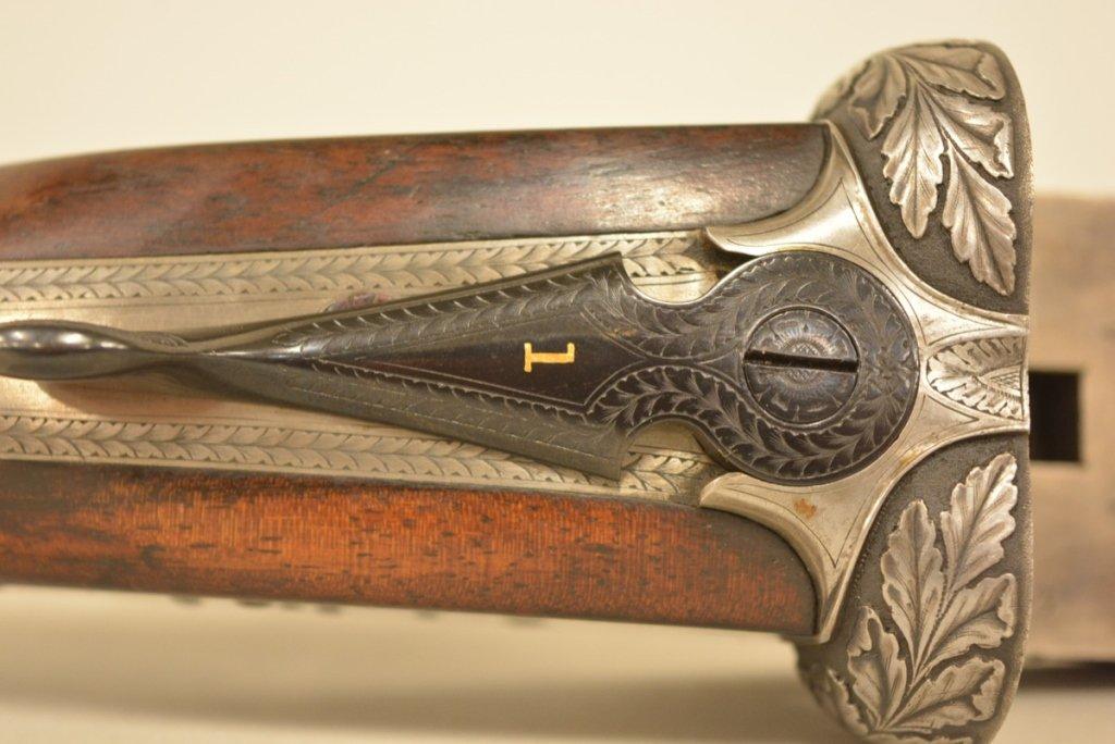 Charles Hellis English Double Pair of 12 Gauge Shotguns