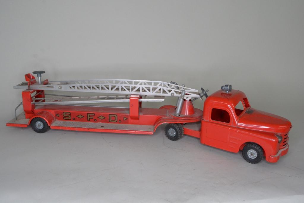 Original Structo S.F.D Aerial Ladder Truck