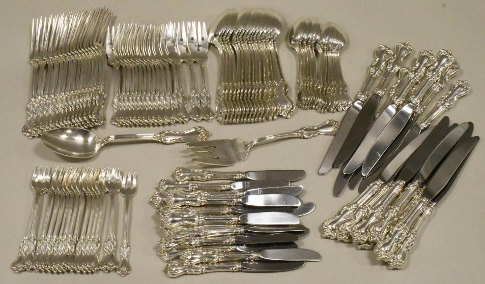 110 Pc. Reed & Barton "Marlborough" Sterling Set