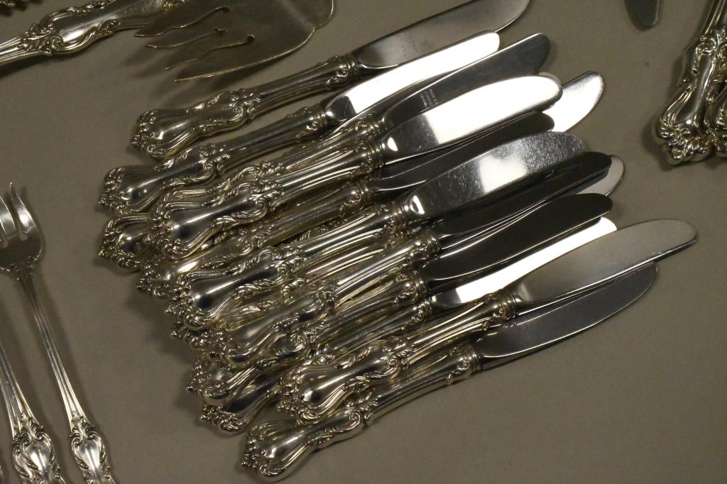 110 Pc. Reed & Barton "Marlborough" Sterling Set