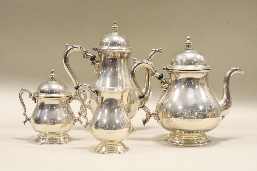 4 Pc. International "Kenilworth" Sterling Tea Set