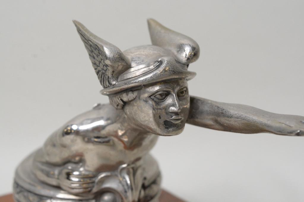 1927-1928 REO Hood Ornament Mascot W/ Custom Base