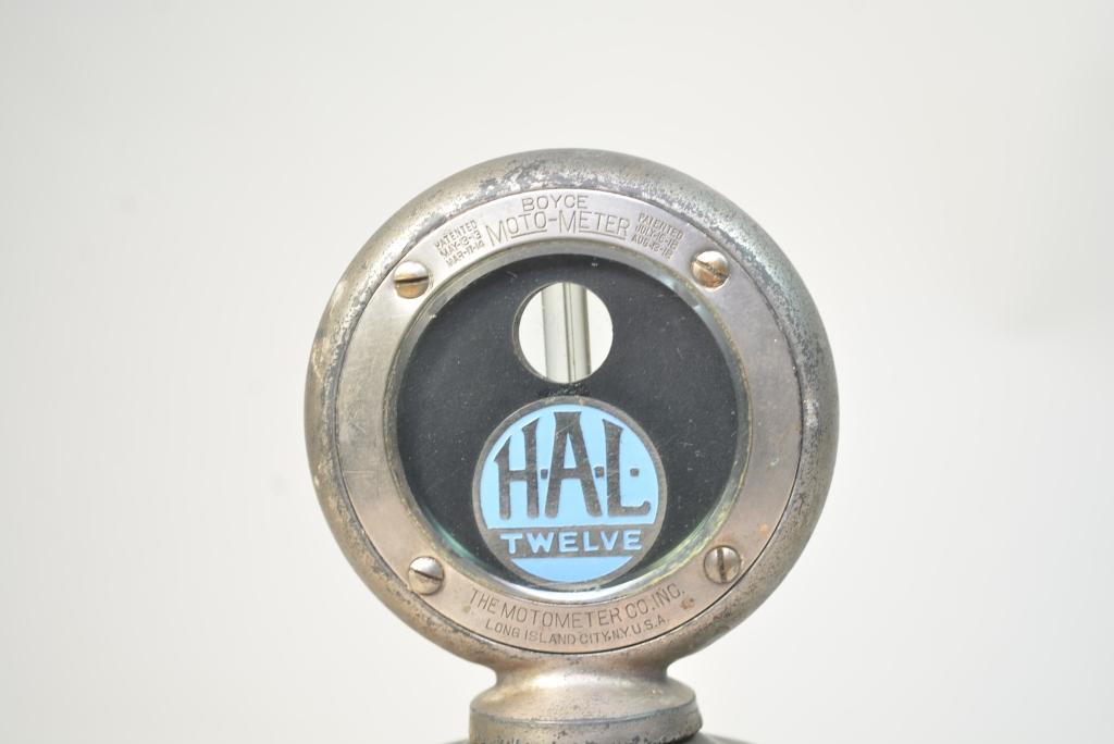 Hal Twelve Boyce Moto-Meter w/ Custom Wood Base