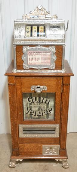 1911 Mills "Automatic Gum Vendor"  Slot