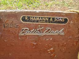 R. Hamann & Sons Patio Dock Sail Boat