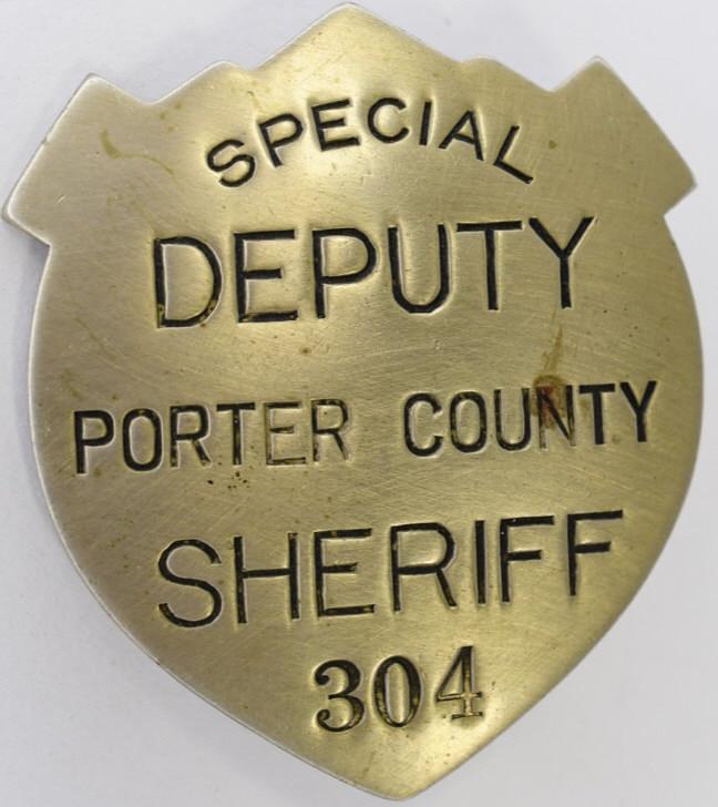 Obsolete Porter County IN Deputy Sheriff Badge