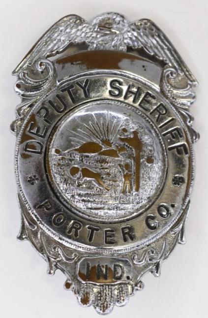 Obsolete Porter County IN Deputy Sheriff Badge