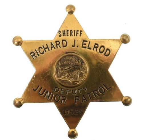 Obsolete Cook Co. Sheriff Deputy Jr. Patrol Badge