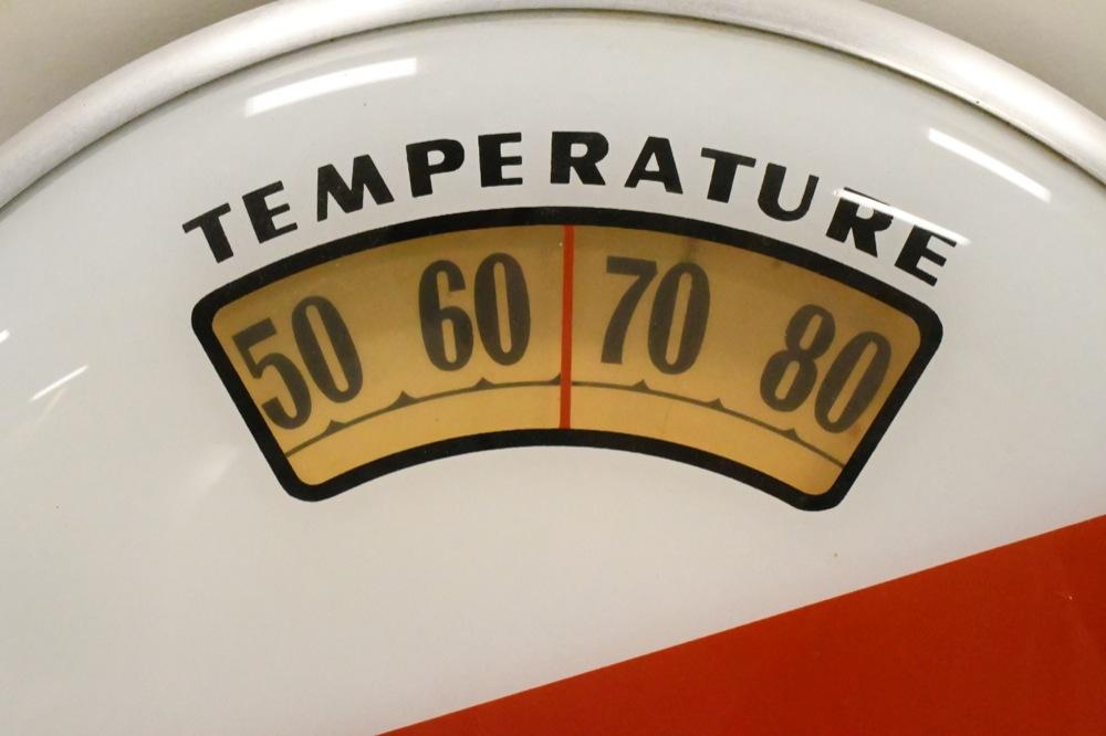 Original Leinenkugel's Beer Scale Thermometer Sign