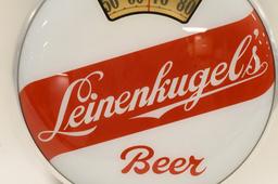 Original Leinenkugel's Beer Scale Thermometer Sign