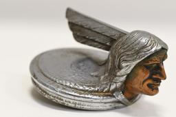 1929  Pontiac Indian Head Radiator Cap Mascot