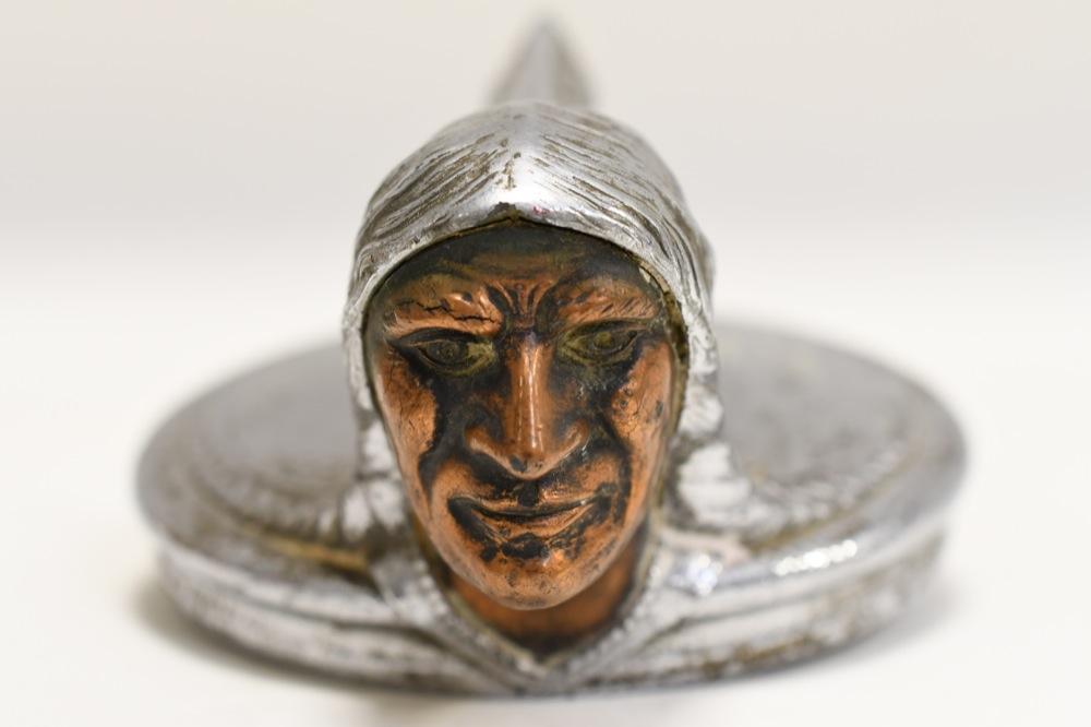 1929  Pontiac Indian Head Radiator Cap Mascot