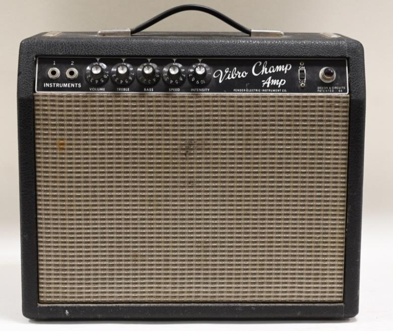 1960's Fender Black Face Vibro Champ Amplifier