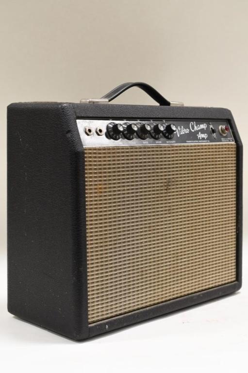 1960's Fender Black Face Vibro Champ Amplifier