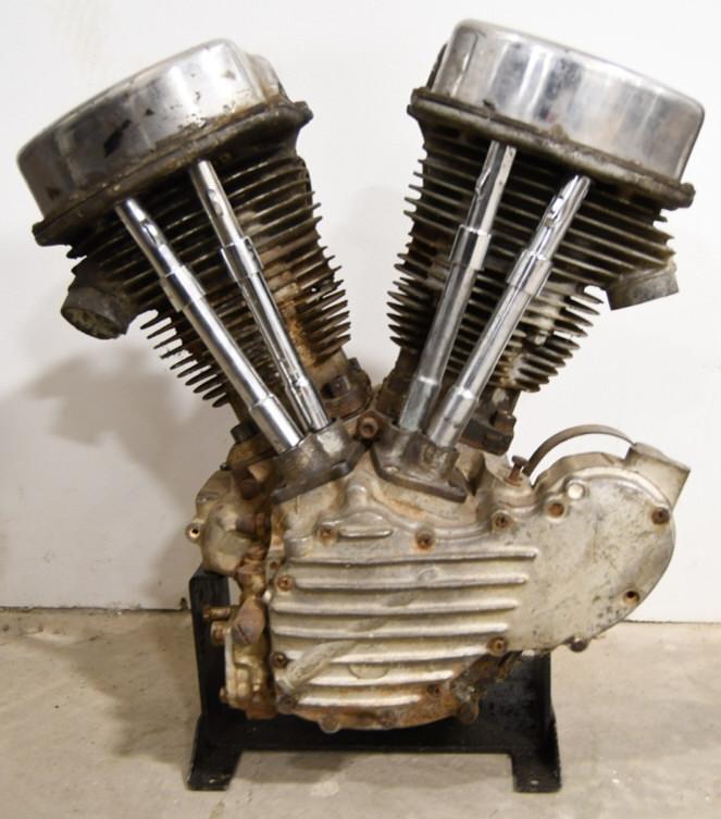 1949 Harley Davidson FL Panhead Engine