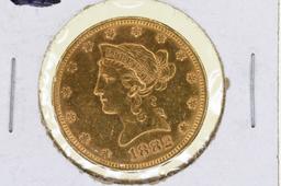 1882 US $10 Gold Liberty Head Coin XF/AU