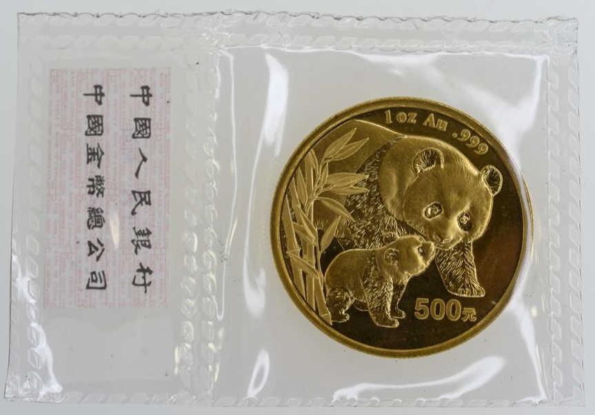 2004 Gold Chinese Panda One Ounce Gold Coin