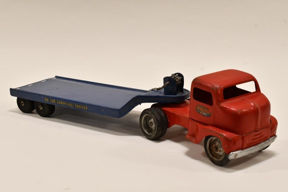 Tonka Truck w/ No. 130 Carry-All Trailer