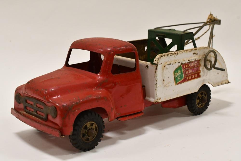 Buddy L Emergency Auto Wrecker Tow Truck