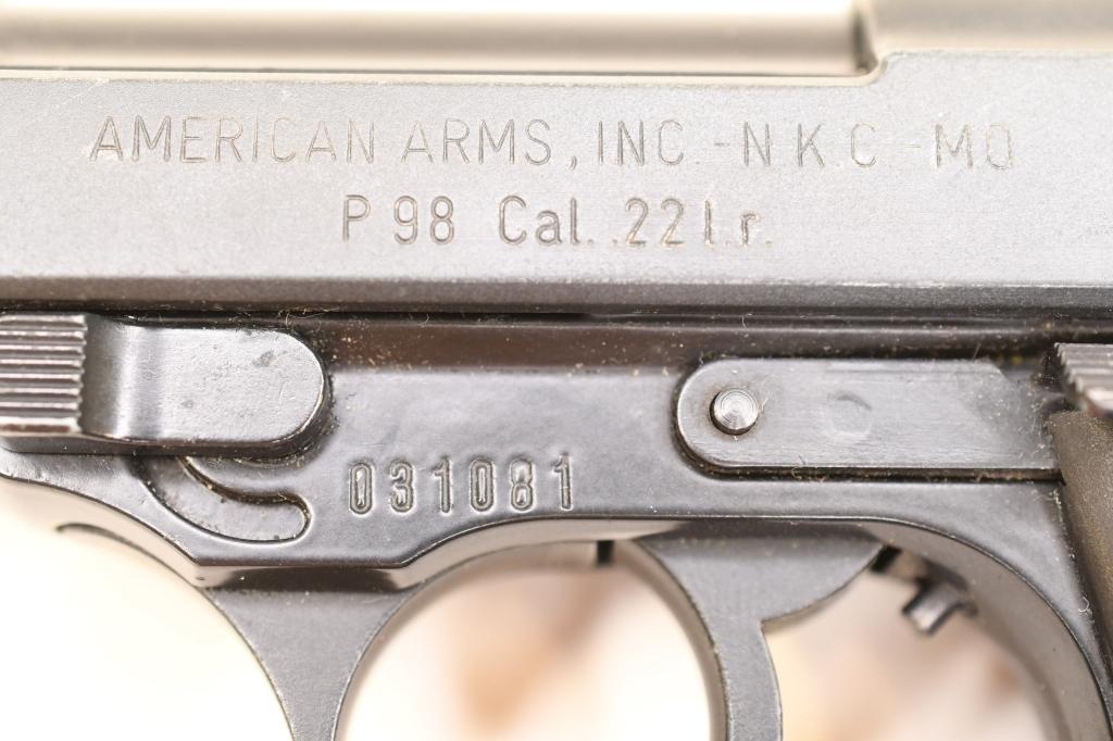 American Arms Model P-98 .22LR Semi-Auto Pistol