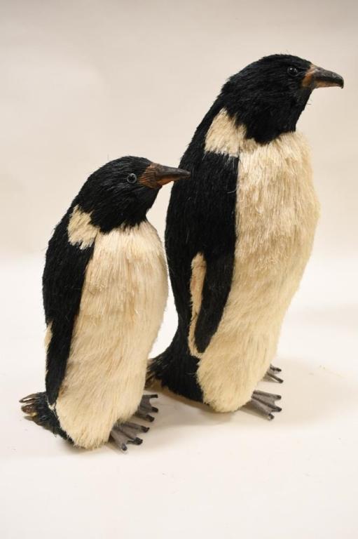 Lot Of 4 Faux Taxidermy Penguins