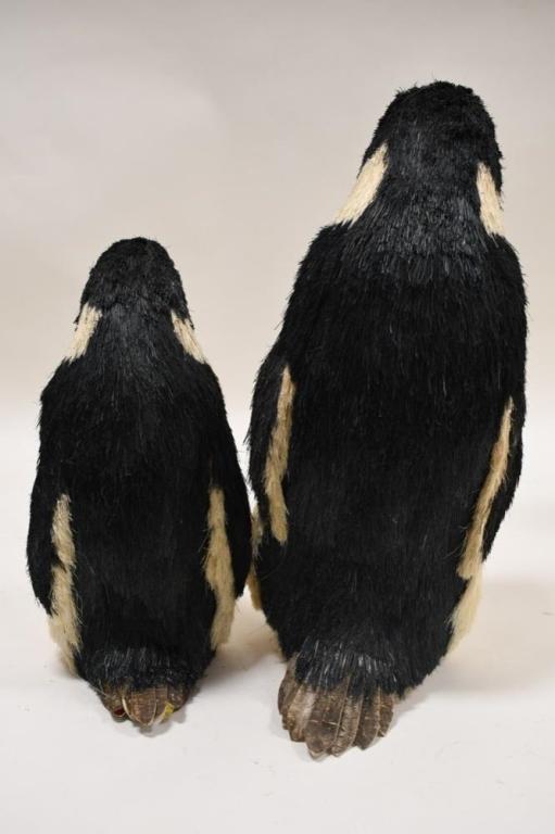 Lot Of 4 Faux Taxidermy Penguins