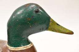 Vintage G.B. Graves Wooden Mallord Duck Decoy