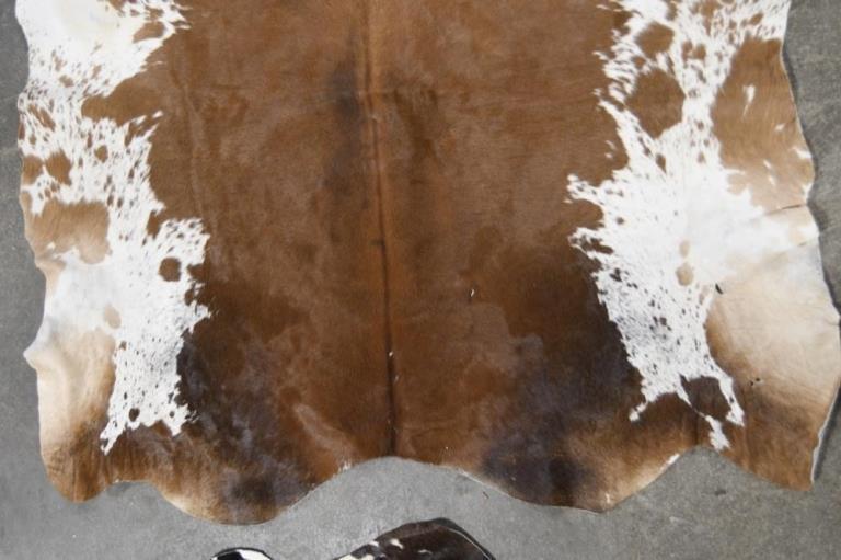 (2) Calf Hide / Cowhide Rugs