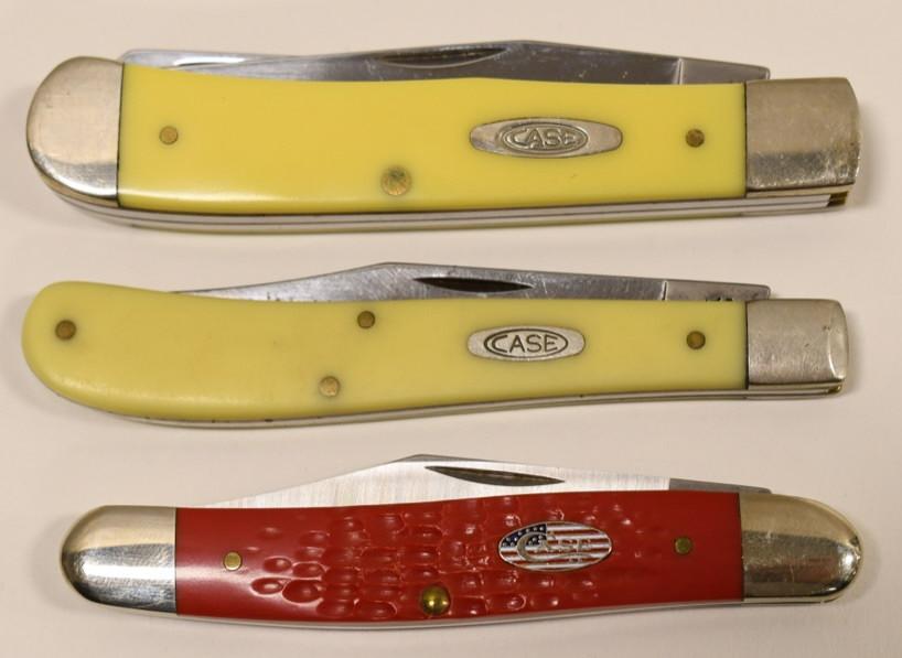 (3) Case XX Folding Knives