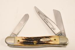 Vintage Case XX Stag Folding Knife Lot Of 2