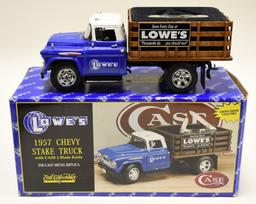 Case XX Ertl Diecast Lowe's Chevy Truck w/ Knife