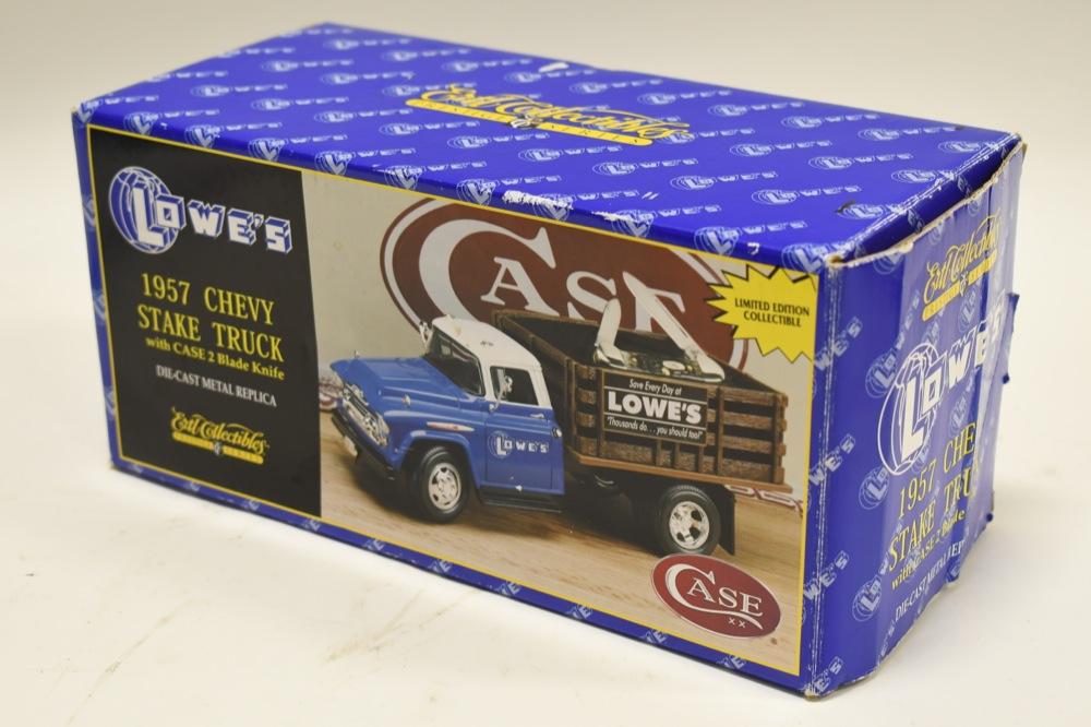 Case XX Ertl Diecast Lowe's Chevy Truck w/ Knife