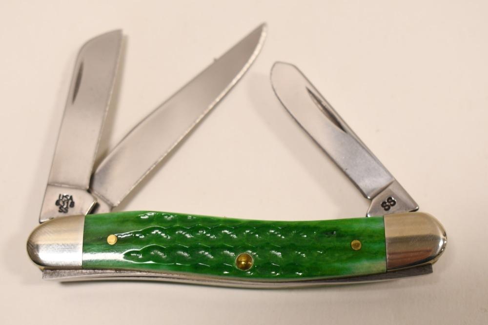 (2) Case XX John Deere Edition Folding Knives