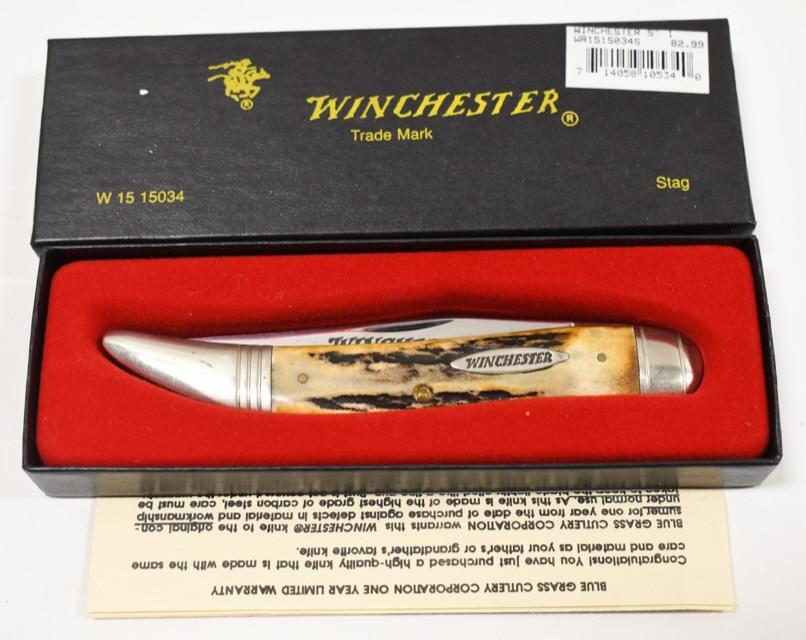 1998 Winchester Stag 15034 Toothpick Folding Knife