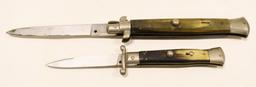 (2) Vintage INOX Switchblade Folding Knives